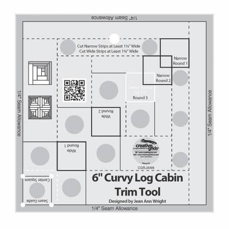 Curvy Log Cabin Trim Tool - 6"