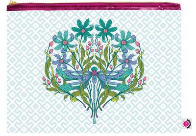 Dragon Your Feet Med. Zip Bag Tula Pink