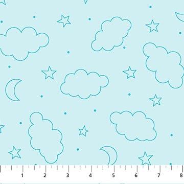 Dreamtime Minky -  Blue  60 Inches