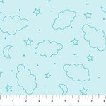 Dreamtime Minky -  Blue  60 Inches