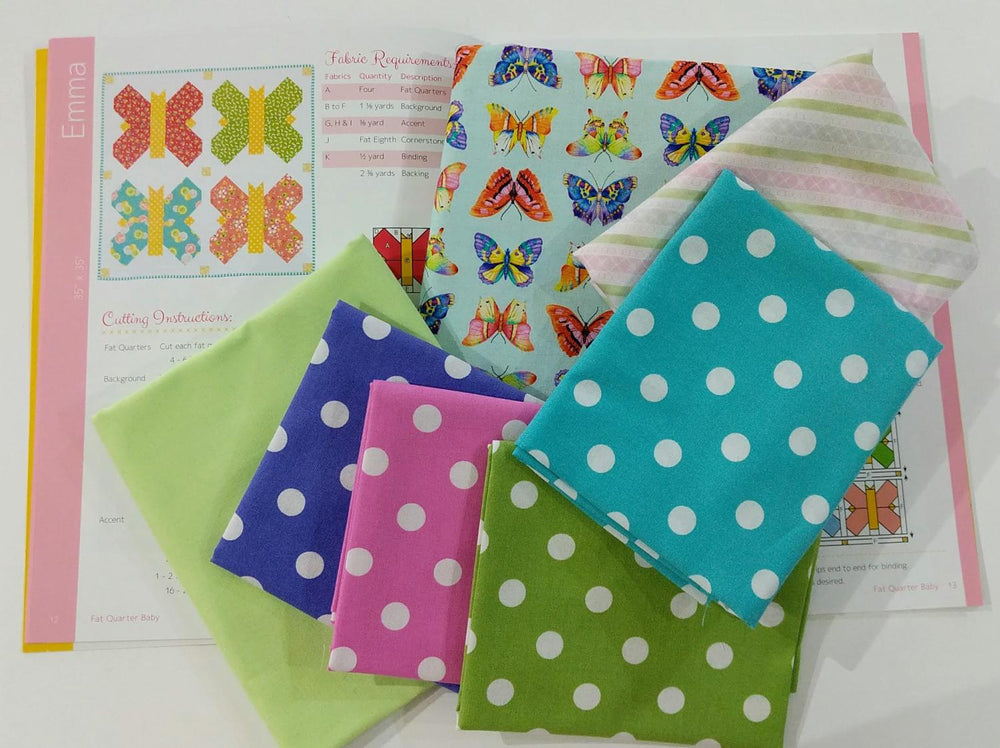 Emma Butterfly Kit Incl. Binding & Backing