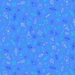Century Prints Deco Glow - Glitter Blueberry