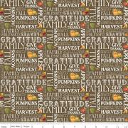Fall Text - Brown