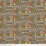 Fall Text - Brown