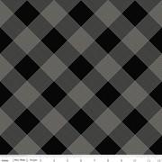 Fleur Noire Line Plaid Black