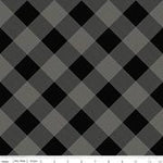 Fleur Noire Line Plaid Black