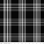Fleur Noire Plaid Black