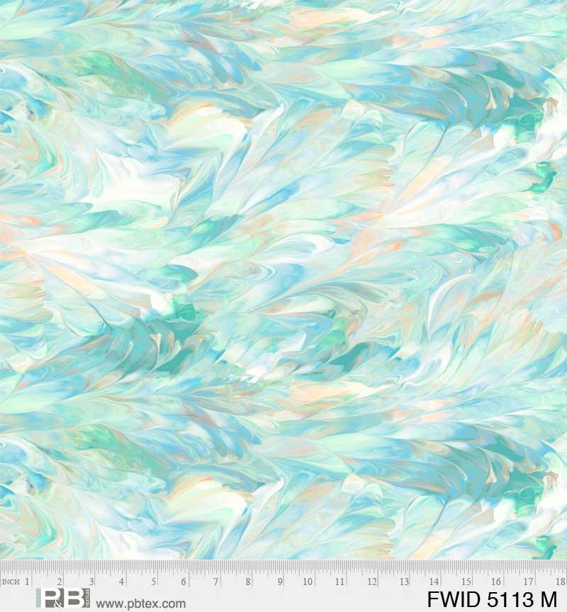 Fluidity Powder Blue - 108" Wide Back