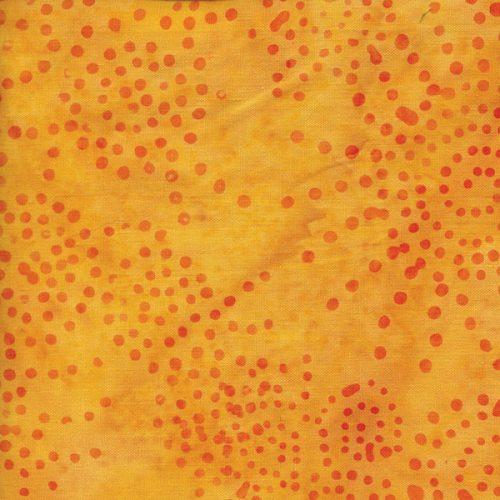 Full Bloom - Dots and Light and Dark Orange