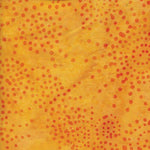 Full Bloom - Dots and Light and Dark Orange