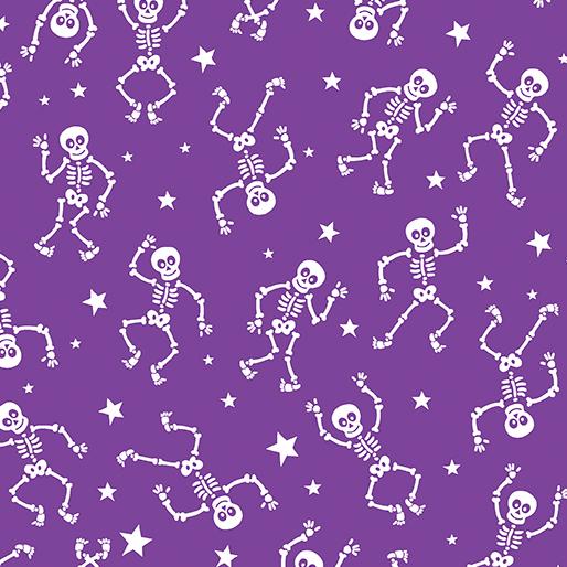 GLOW-O-WEEN Purple Glowing Skeltons