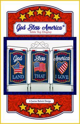 God Bless America Table Top Display