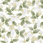 Holiday Elegance - Holly Of- White/Gold