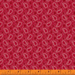 Hudson -Stipple Paisley - Red