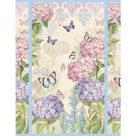 Hydrangea Mist Collection - Large Panel Multi