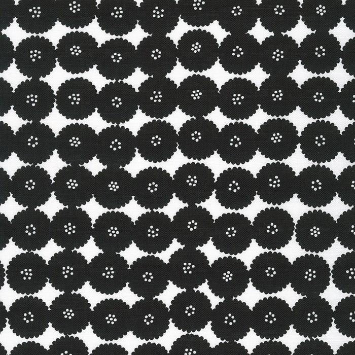 Jardin Noir - Black and White Jet Black Circle