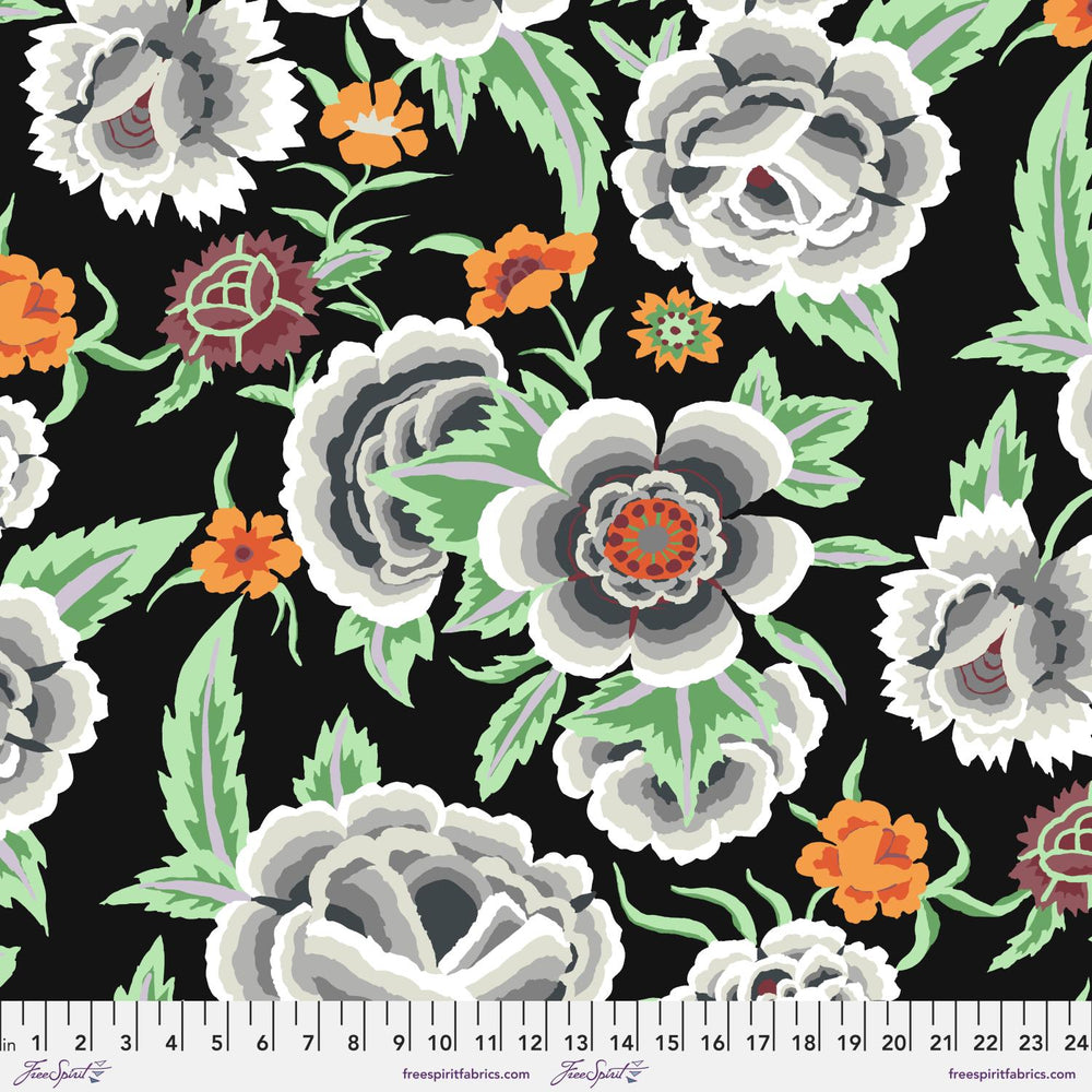 Kaffe - Embroidered Black