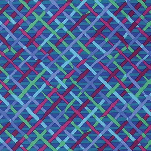 Kaffe Mad Plaid Cobalt