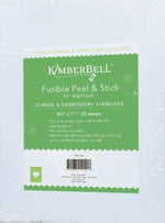 Kimberbell Fusible Peel & Stick 8.5 x 11 25 Sheets