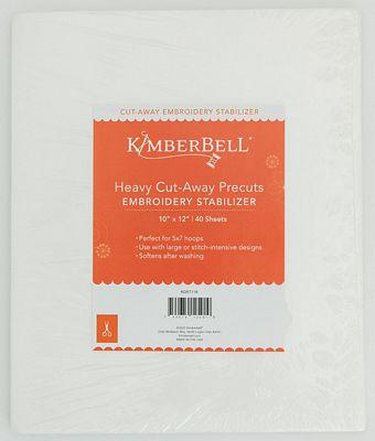 Kimberbell Heavy Cutaway  10x12 40 Sheets