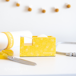 Kimberbell Paper Tape Dispenser--Yellow Honeycomb