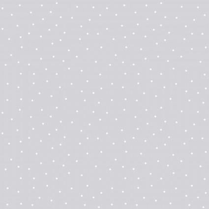Kimberbell QB Tiny Dots  White on Gray 108"