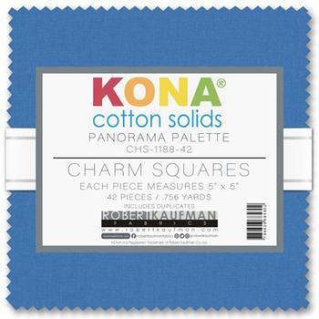 Kona Cotton - Panorama Palette Charm Squares