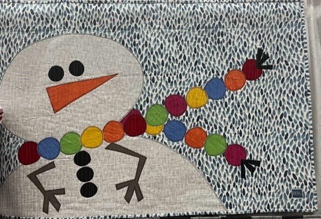 Let it Snow Canvas Rug