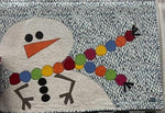 Let it Snow Canvas Rug