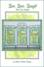 Live Love Laugh Table Top Display