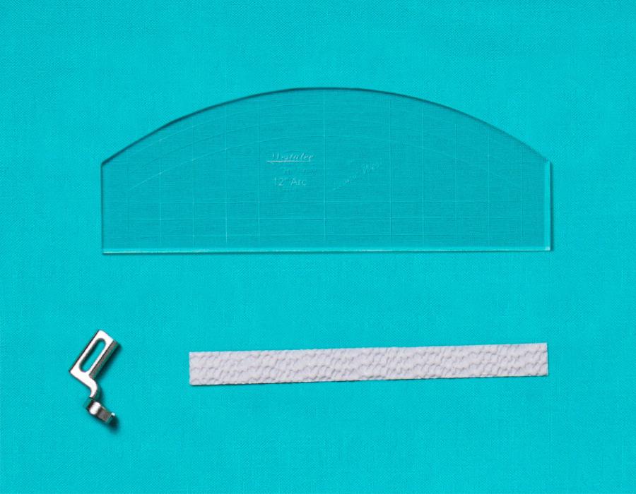 MS Quilting Foot & Arc Template Set Medium Shank