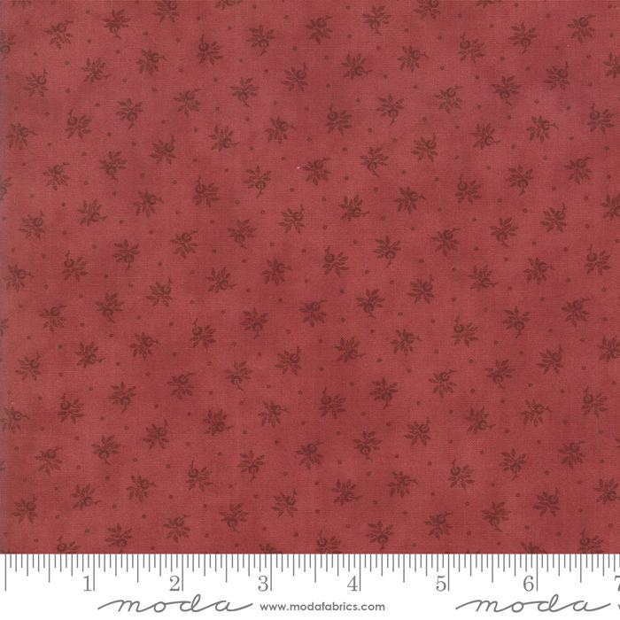 Memoirs Sm Rust Flowers 1.639 yards