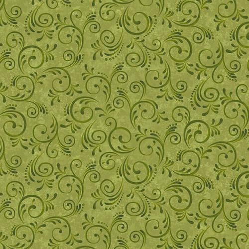 Pumpkin Harvest Swirls Green