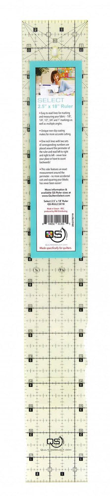 Quilters Select 2.5"X18" Ruler
