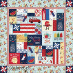 Red, White & Bloom Quilt  Sewing Version