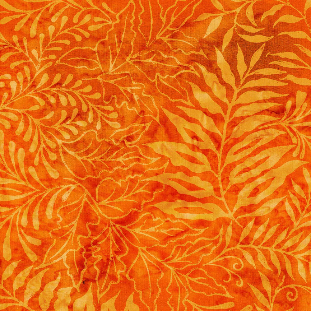 Sewing Sewcial - Ferns Orange Pumpkin