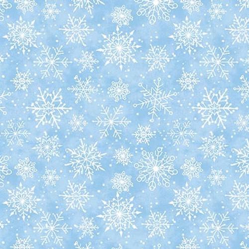 Sno Angels - Snowflakes Light Blue