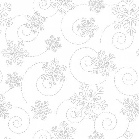 Snowflakes - White on White Kimberbell