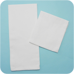 Solid Flat Weave Towel - White