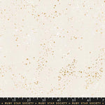 Speckled Metallic Dots - White Gold