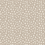 Sweet Lullaby - Brush Strokes Dots Beige
