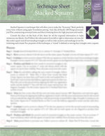 Technique Sheet Stacked Squares