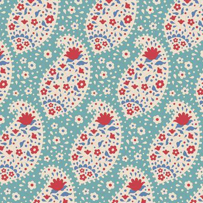 Tilda Jubilee - Tear Drop Teal