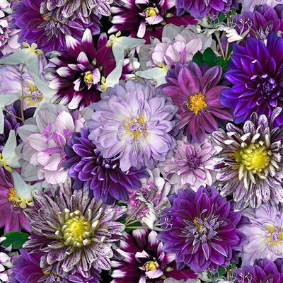 Tina's Garden - Digital Purple