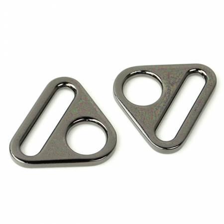 Triangle Ring 1" Gunmetal  Sallie Tomato