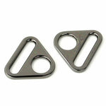 Triangle Ring 1" Gunmetal  Sallie Tomato