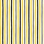 Ups A Daisy Retro Stripe - Black/Yellow/White