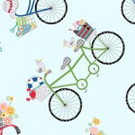 Vintage Boardwalk Bicycles on Fresh Blue