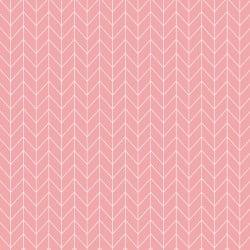 Vintage Flora Chevron Pink