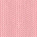 Vintage Flora Chevron Pink
